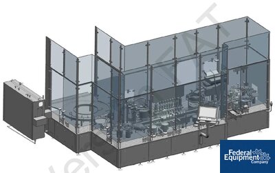 Bausch+Ströbel Aseptic Vial Filling and Closing Line, FFV8024 with ME520 Tray Loader