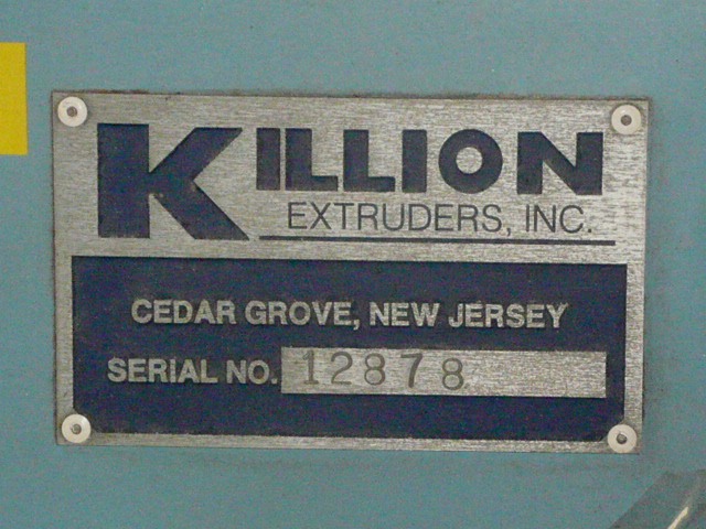 1.5" Killion Extruder, 30:1 L/D, 15 HP, Vented