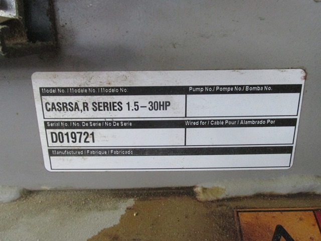 15 HP Gardner Denver Air Compressor, Model CASARSA